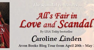All's Fair in Love and Scandal Caroline Linden Blog Tour Banner