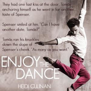 Enjoy the Dance by Heidi Cullinan Teaser Graphic